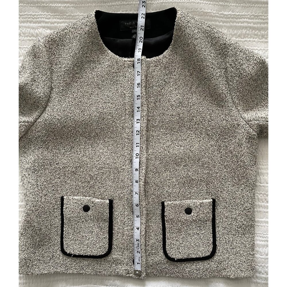Rag & Bone Tweed Pattern Jacket Size 8 - Picture 8 of 10